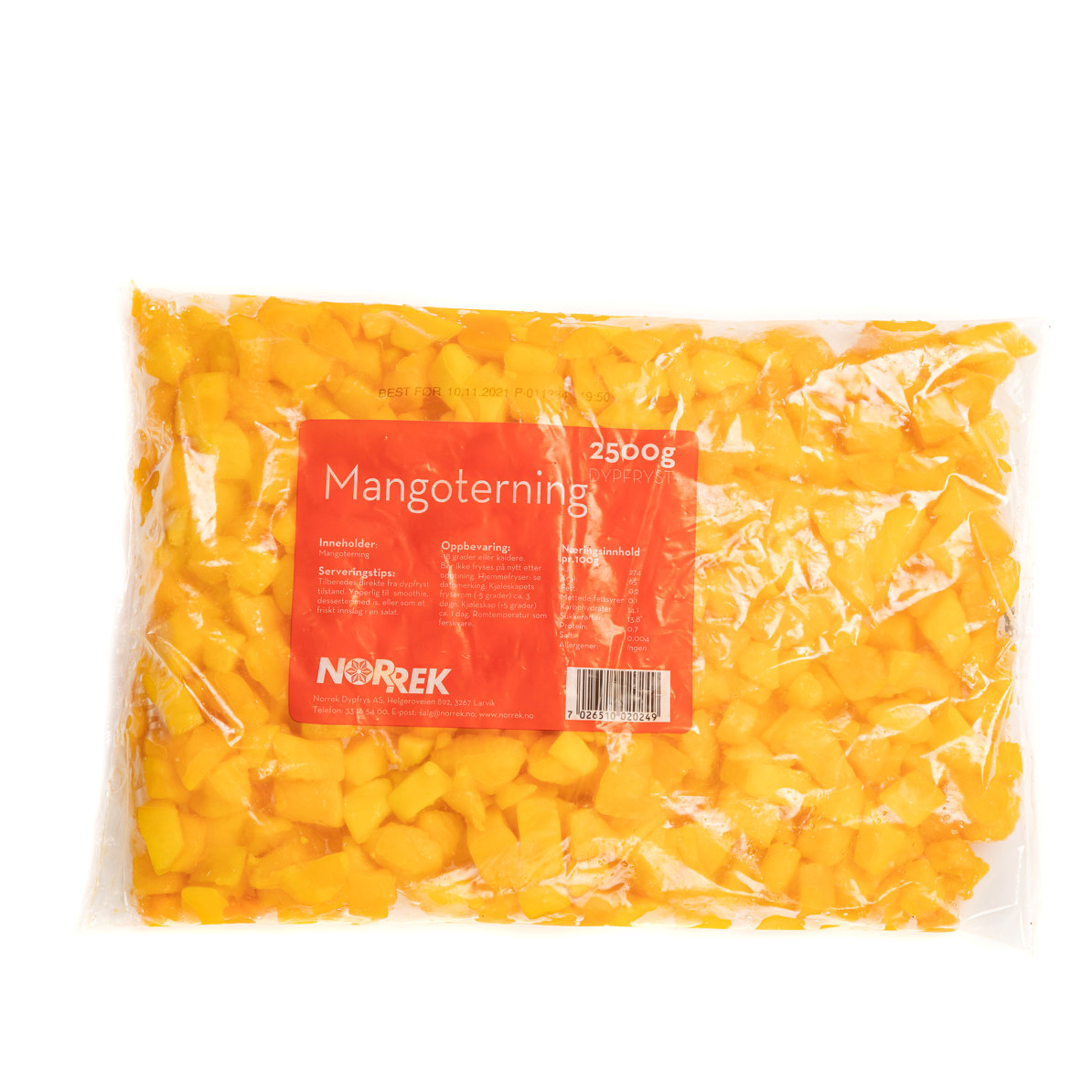 Mangobiter Dypfryst