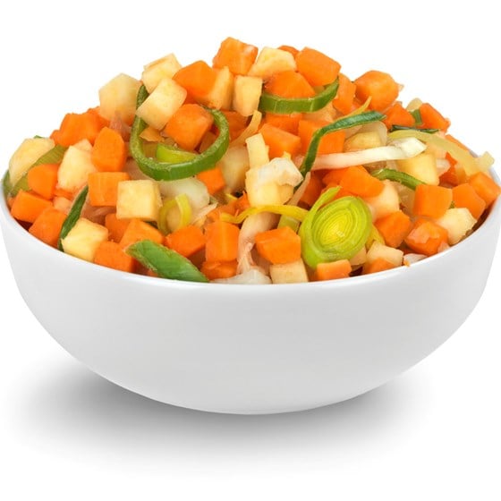 GRØNNSAKSBLANDING RÅ 2 KG