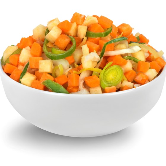 GRØNNSAKSBLANDING RÅ 2 KG