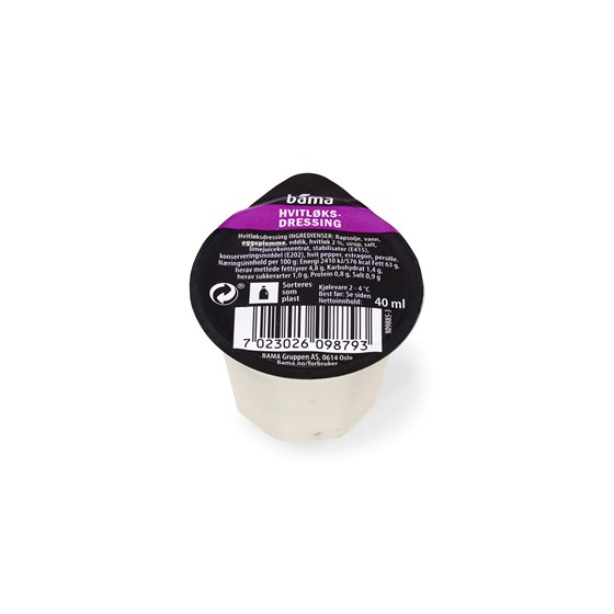 HVITLØKSDRESSING 40 ML/BE