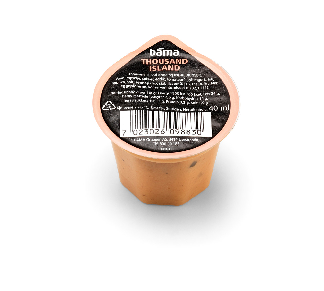 THOUSAND ISLAND DRESSING 40 ML/BE