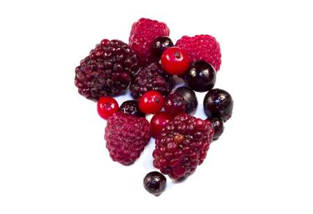 Skogsbær blandet frossen