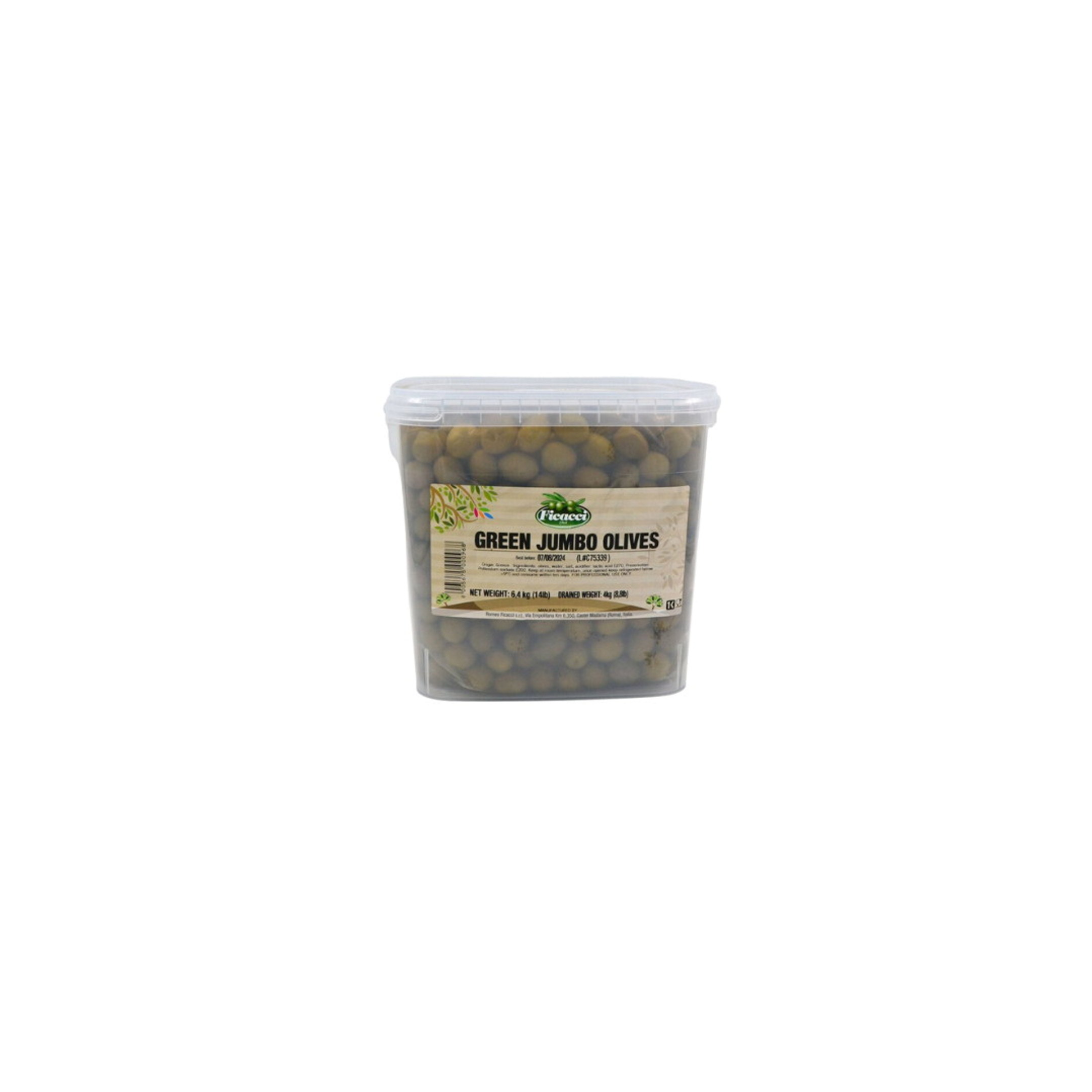 Oliven grønn Jumbo med stein 4kg