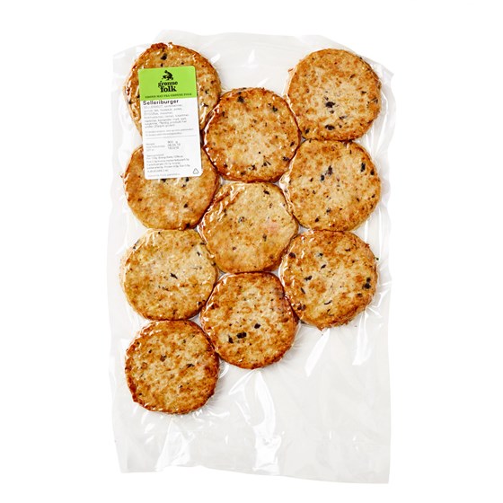 GRØNNE FOLK SELLERIBURGER 12ST