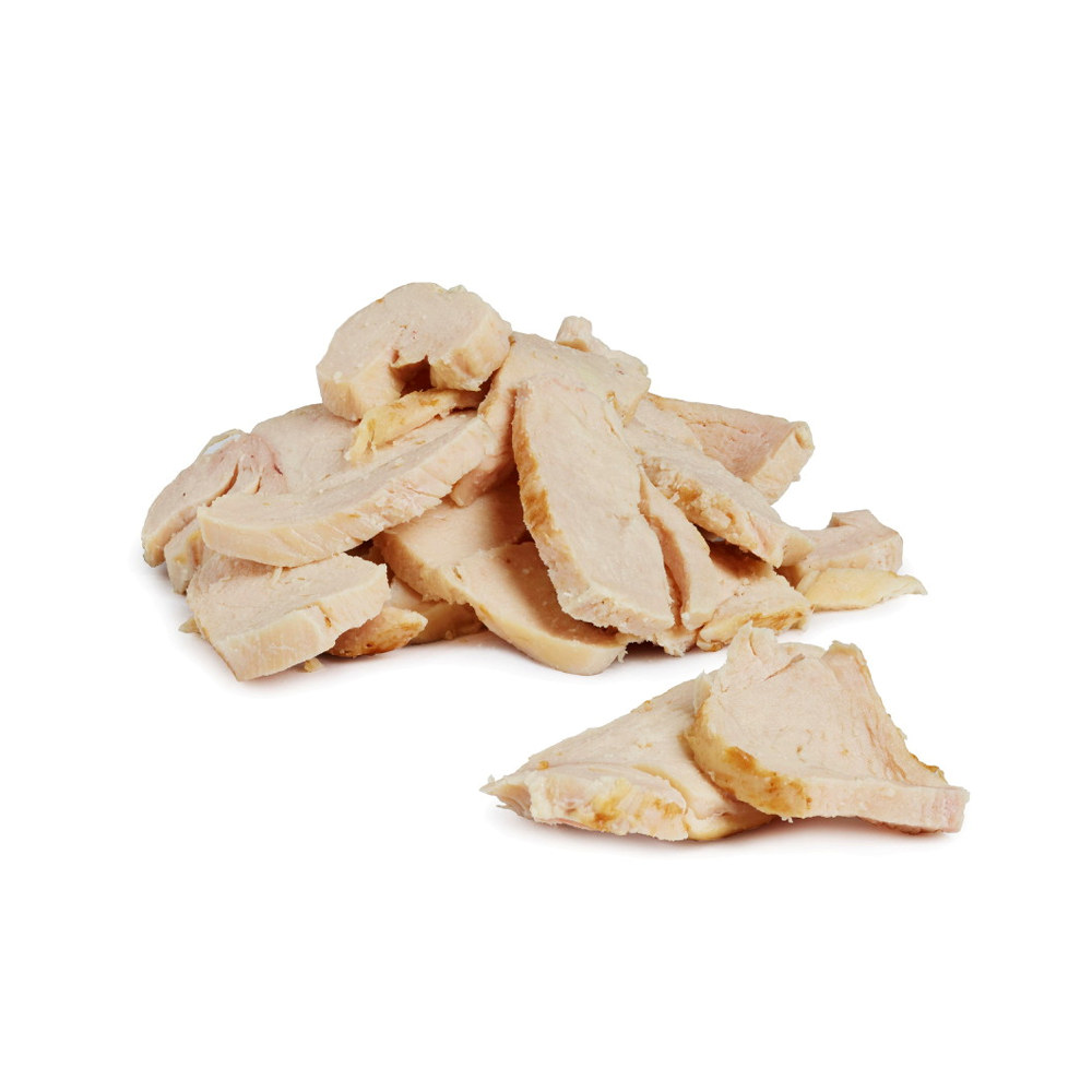 Kyllingfilet stekt og skivet naturell 1kg, fersk