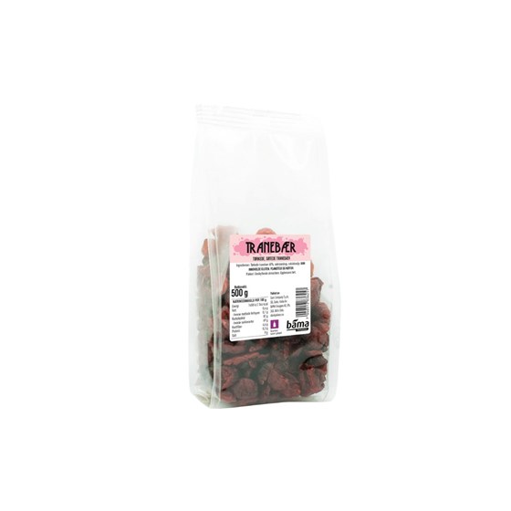 TRANEBÆR TØRKET 500GR
